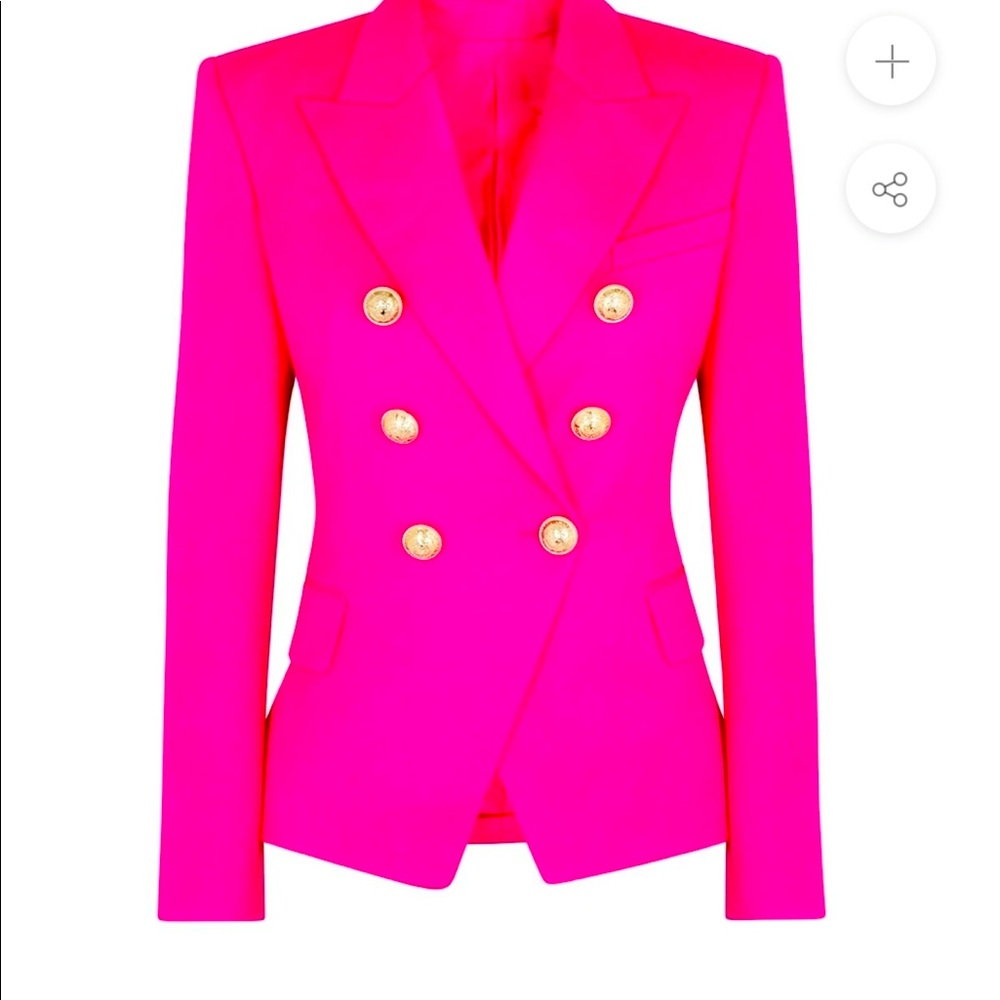 Electric pink blazer